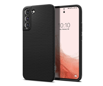 Etui do telefonów SPIGEN Etui LIQUID AIR do Samsung S22 MATTE BLACK